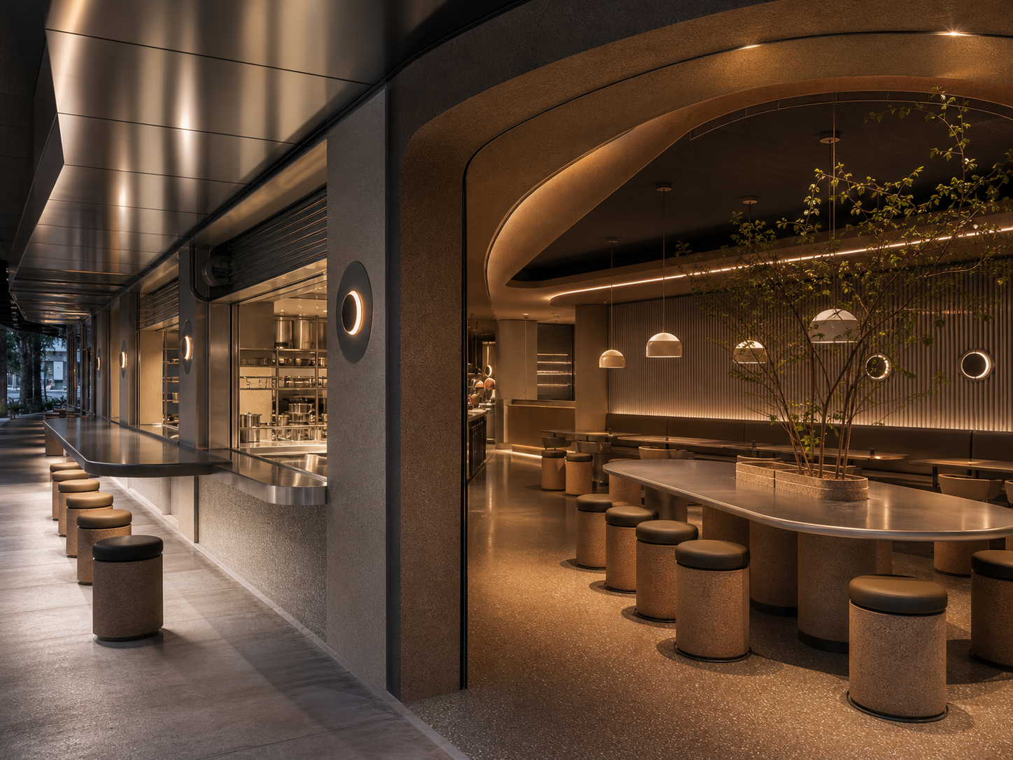 Pang Mei Noodle Bar LFS：一部同時服務客人、員工與業主的 dining machine